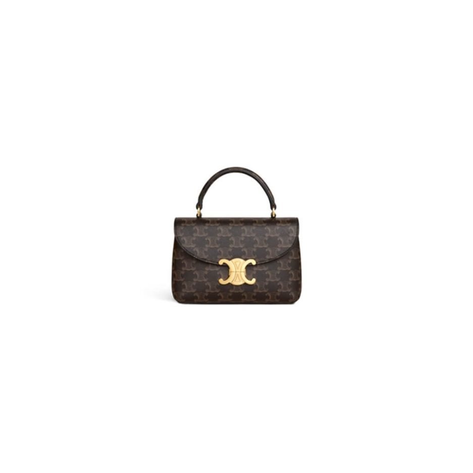 043d7fbfd4c4c7c77c408adc023bd9c9.jpg CELINE TEEN NINO BAG IN TRIOMPHE CANVAS - Image 1