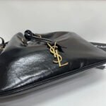 PARIS VII MEDIUM HOBO BAG IN CROCODILE-EMBOSSED PATENT LEATHER - Image 3