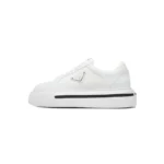 PK God Batch Prada White plaid platform shoes