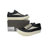 PK God Batch Rick Owens Luxor Vintage Low Black Milk RP02C1888LCGLVS-911 - Image 6