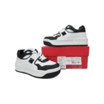 Valentino Garavani ONE STUD Low-Top Sneaker Black and white - Image 2