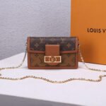 LV Dauphine Chain Wallet - Image 6