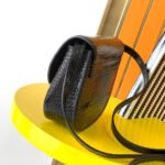 KAIA SMALL SATCHEL IN SHINY CROCODILE-EMBOSSED LEATHER - Image 5