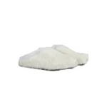 Marni Long hair Calfskin Fussbett Sabot White SBMR000600P412200W02 - Image 2