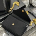 COLLEGE MEDIUM CHAIN BAG IN QUILTED SUEDE - Image 6