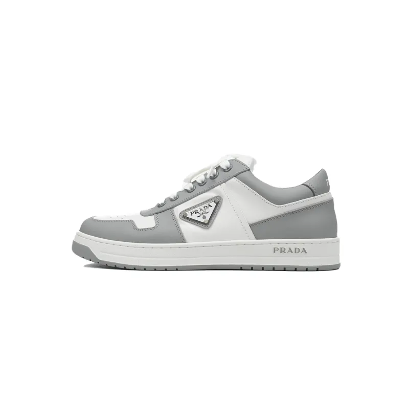 3071ac9b88283d42b0e1ba28fc366c8f.webp PK God Batch Prada Downtown Low Sneakers Grey White - Image 1