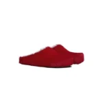 Marni Long hair Calfskin Fussbett Sabot Red SBMS004601P412200R66 - Image 2