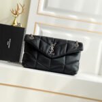 PUFFER SMALL CHAIN BAG IN QUILTED LAMBSKIN - Image 3