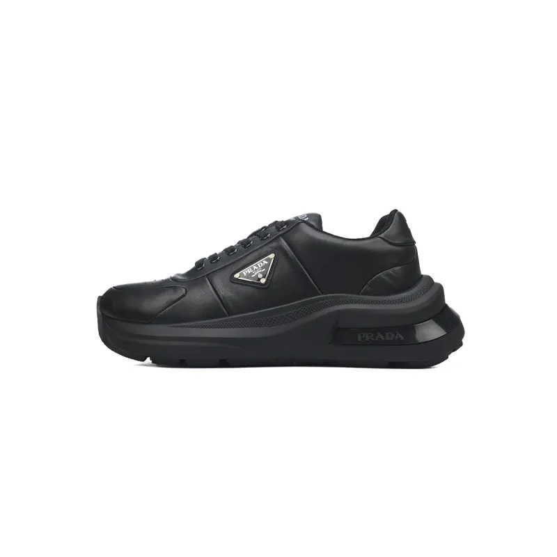 41aa9ec0e93acb7cfdcc2954158612ec.webp PK God Batch Prada Sneakers Black bread shoes - Image 1