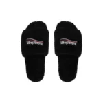 Balenciaga Furry Slides Black - Image 5
