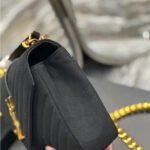 COLLEGE MEDIUM CHAIN BAG IN QUILTED SUEDE - Image 2