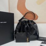 PARIS VII MEDIUM HOBO BAG IN CROCODILE-EMBOSSED PATENT LEATHER - Image 5