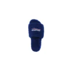 Balenciaga Furry Slide Blue - Image 5