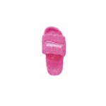 Balenciaga Furry Slide Pink - Image 3