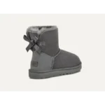 UGG Mini Bailey Bow II Boot Grey Women's - Image 5