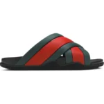 Gucci Rubber Slide 'Green Red' - Image 3