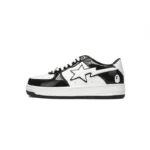 A Bathing Ape Bape Sta Low Black White 1H70-191-001
