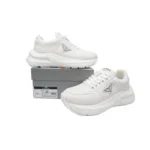PK God Batch Prada Sneakers White - Image 4