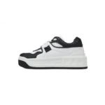 Valentino Garavani ONE STUD Low-Top Sneaker Black and white