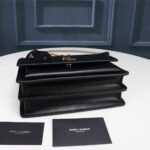 SUNSET MEDIUM CHAIN BAG IN SMOOTH LEATHER - Image 3