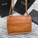 SAINT LAURENT NIKI MEDIUM IN CRINKLED VINTAGE LEATHER - Image 5