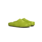 Marni Long hair Calfskin Fussbett Sabot Green SBMR000600P412200V07 - Image 5