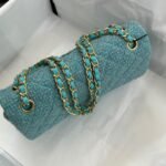 Chanel Tweed Medium Classic Flap Bag - Image 5