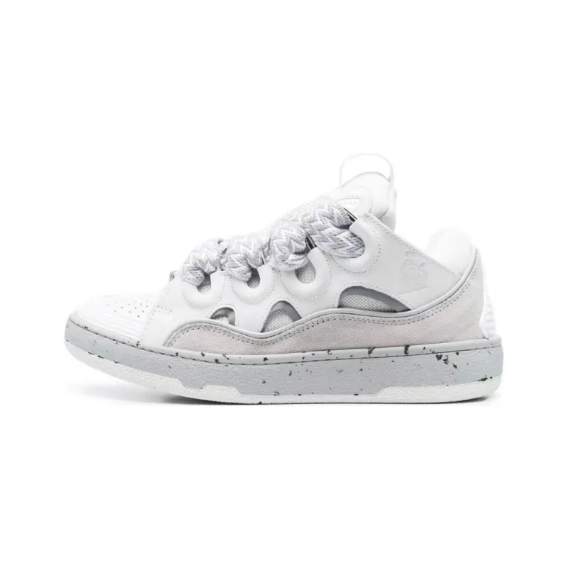 8722c96333f98be295eba739b10cabdc.webp Lanvin Curb Sneaker Grey/White - Image 1