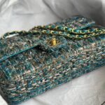 Chanel Tweed Medium Classic Flap Bag - Image 3