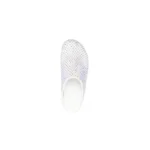 Marni Calfskin Fussbett Sabot White Leather with Rhinestones SBMS004601P639400W01 - Image 2