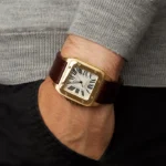 CARTIER santos 18kt Yellow Gold Men's WatchItem -W20071Y1 - Image 6