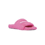 Balenciaga Furry Slide Pink - Image 2