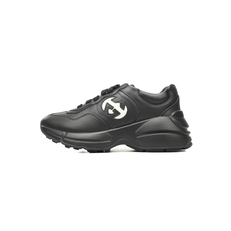 ac9bd7bd6d80589ae9e65cc734980e82.webp Gucci Rhyton 'Interlocking G - Black Ivory' - Image 1