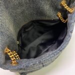 YSL PUFFER MEDIUM IN SUEDE AND DENIM - Image 6
