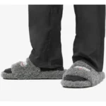 Balenciaga Furry Slide Dark Grey - Image 4