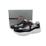 PK God Batch Prada Net shoes black and gray - Image 2