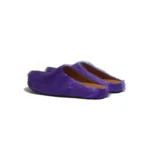 Marni Long hair Calfskin Fussbett Sabot Purple SBMR000600P623600C74 - Image 2