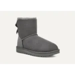 UGG Mini Bailey Bow II Boot Grey Women's - Image 2