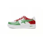 A Bathing Ape Bape Sta Low Red white and Green 1180-191-004