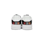 A Bathing Ape Bape Sta Low Black and White Shark 1H30-191-009 - Image 3