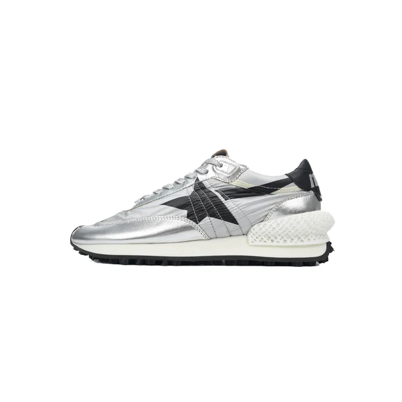cde61d3bd3ed441c78a5a1e102a82878.webp Golden Goose Marathon Shoe Sliver GMF00684.F005667.60246 - Image 1