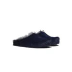Marni Long hair Calfskin Fussbett Sabot Navy SBMR000600P412200B84 - Image 2
