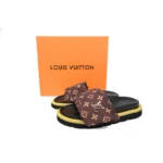 PK God Batch LOUIS VUITTON Pool Pillow Comfort Brown metal label - Image 2