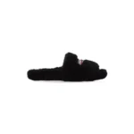 Balenciaga Furry Slides Black - Image 6