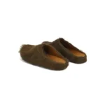 Marni Long hair Calfskin Fussbett Sabot Brown SBMS004601P412200M37 - Image 3