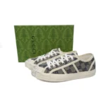 Gucci canvas shoes shell gray - Image 4