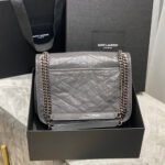 SAINT LAURENT NIKI MEDIUM IN CRINKLED VINTAGE LEATHER - Image 6