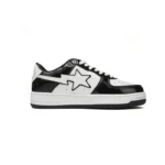 A Bathing Ape Bape Sta Low Black White 1H70-191-001 - Image 4