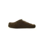 Marni Long hair Calfskin Fussbett Sabot Brown SBMS004601P412200M37