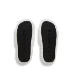 Balenciaga Furry Slides White - Image 3